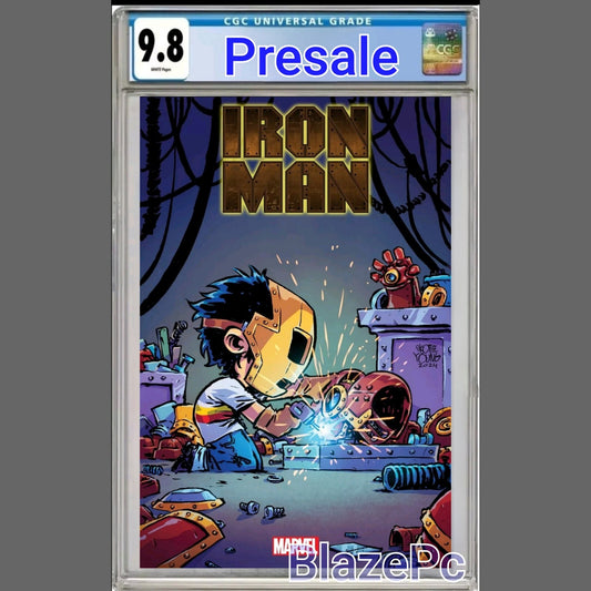 Iron Man #1 CGC 9.8 Skottie Young Variant Ackerman Marvel 2024 PRESALE