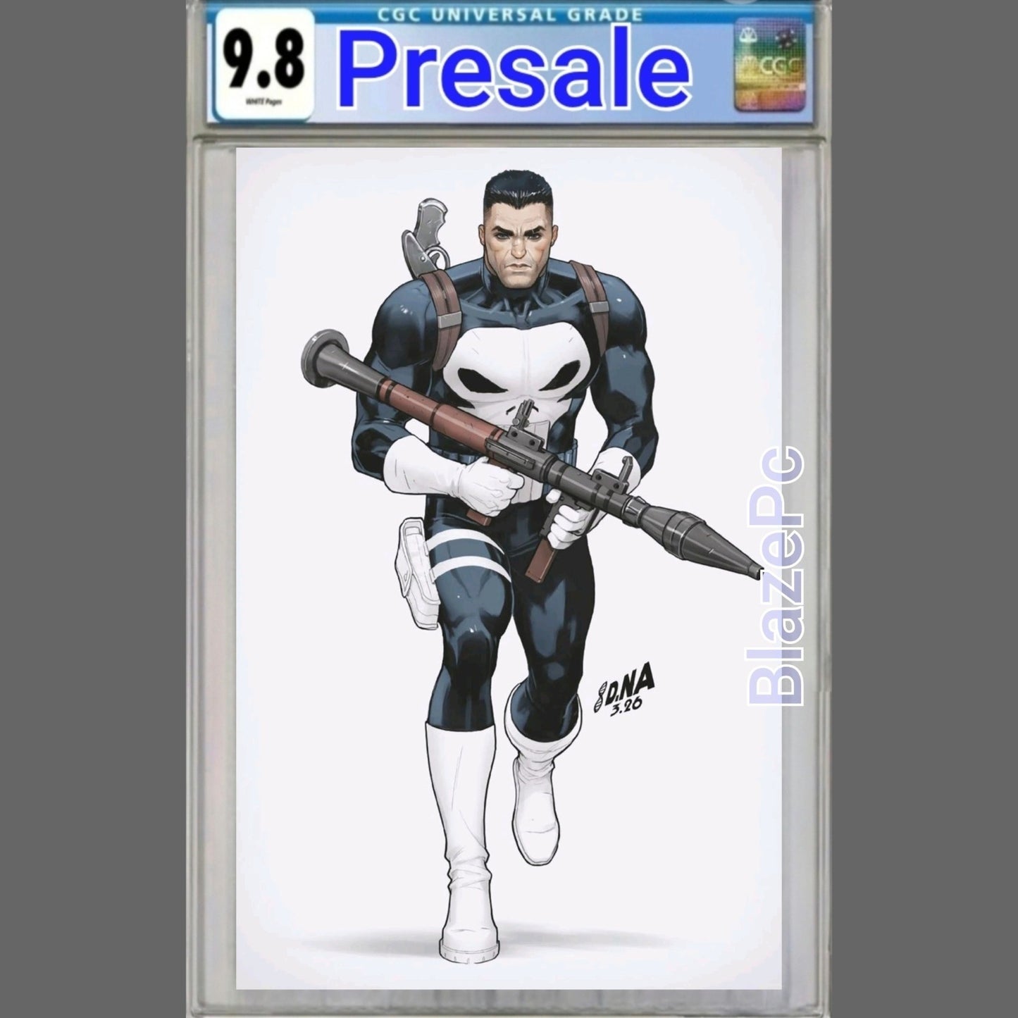 Punisher #3 CGC 9.8 1:50 David Nakayama VIRGIN Variant Marvel 2026 PRESALE