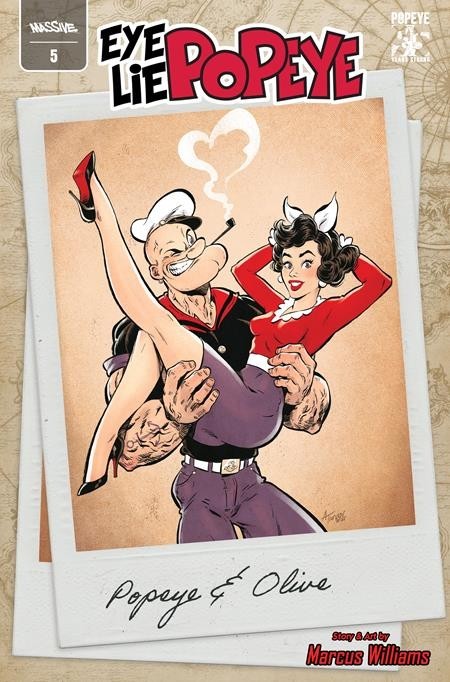 Eye Lie Popeye #5 Andrew Tarusov Cover D Pin Up Variant Massive 2025 NM