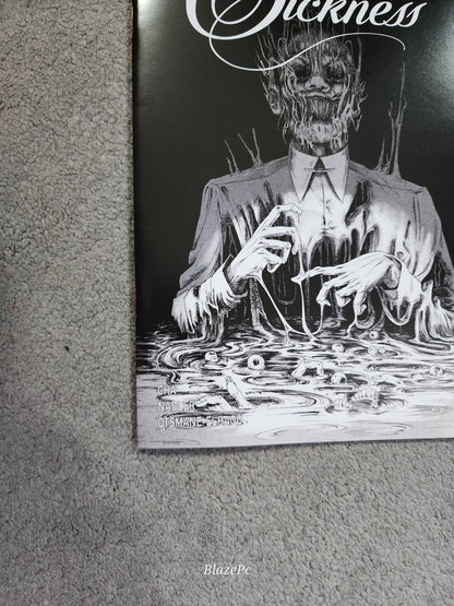 The Sickness #1 Jenna Cha Exclusive Variant Nadler Uncivilized Comics NM+ Pics