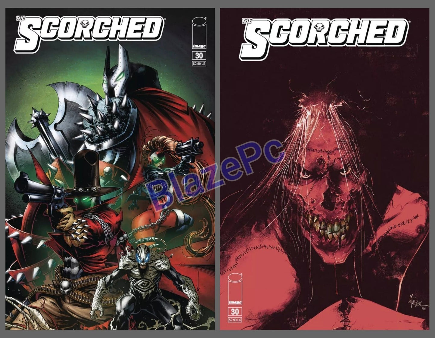 The Scorched #30 Cover A B Variant Set Options Spawn Image 2024 NM