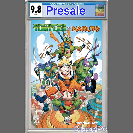 Teenage Mutant Ninja Turtles X Naruto #1 CGC 9.8 Jimenez Cover A 2024 PRESALE