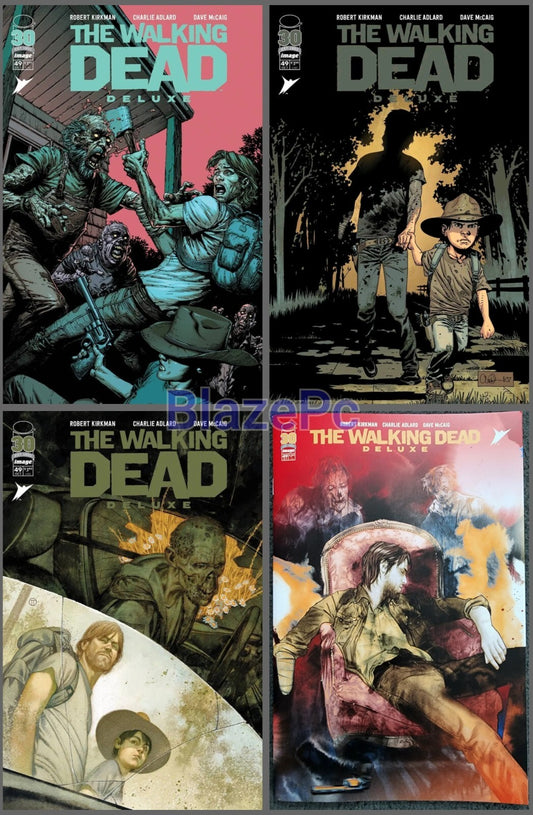Walking Dead Deluxe #49 Cover A B C D Variant Set Options 2022 Image NM