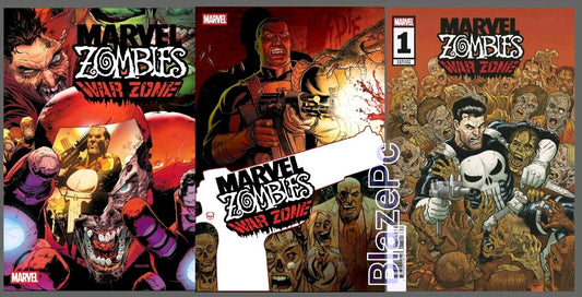 Marvel Zombies War Zone #1 Cover A B C Variant Set Options Punisher Presale 9/2