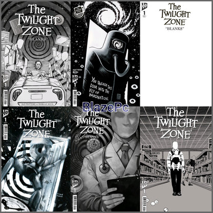 The Twilight Zone #1 Cover A B C D Variant Set 1:25 1:50 Option IDW Presale 9/24