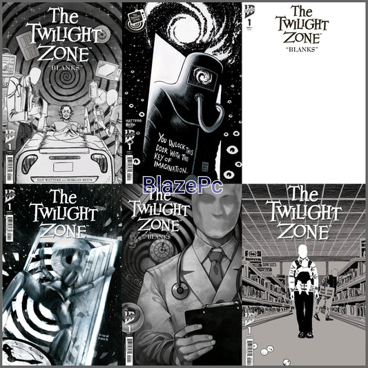 The Twilight Zone #1 Cover A B C D Variant Set 1:25 1:50 Option IDW Presale 9/24