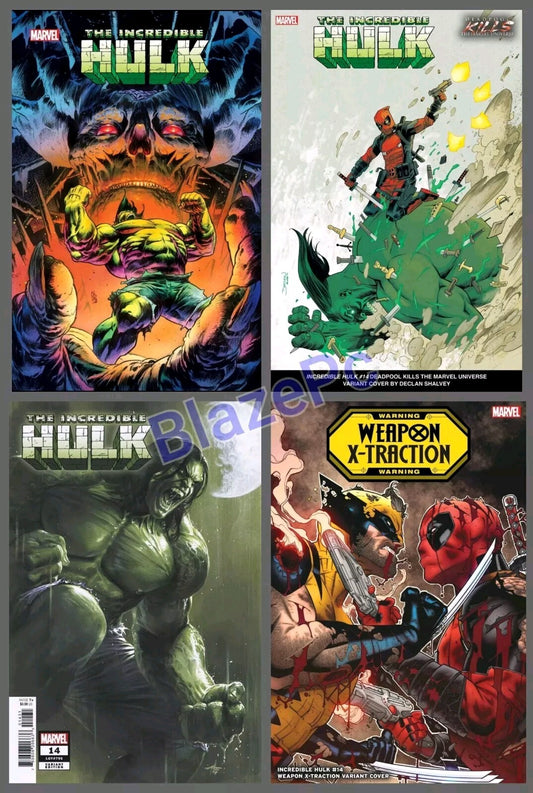 Incredible Hulk #14 Cover A B C D Variant Set Options Johnson Marvel 2024 NM