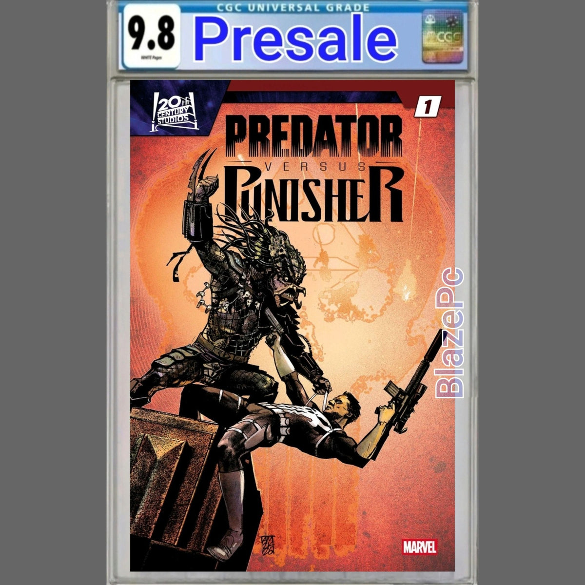 Predator Vs Punisher #1 CGC 9.8 Alex Maleev Cover D Variant 2026 PRESALE