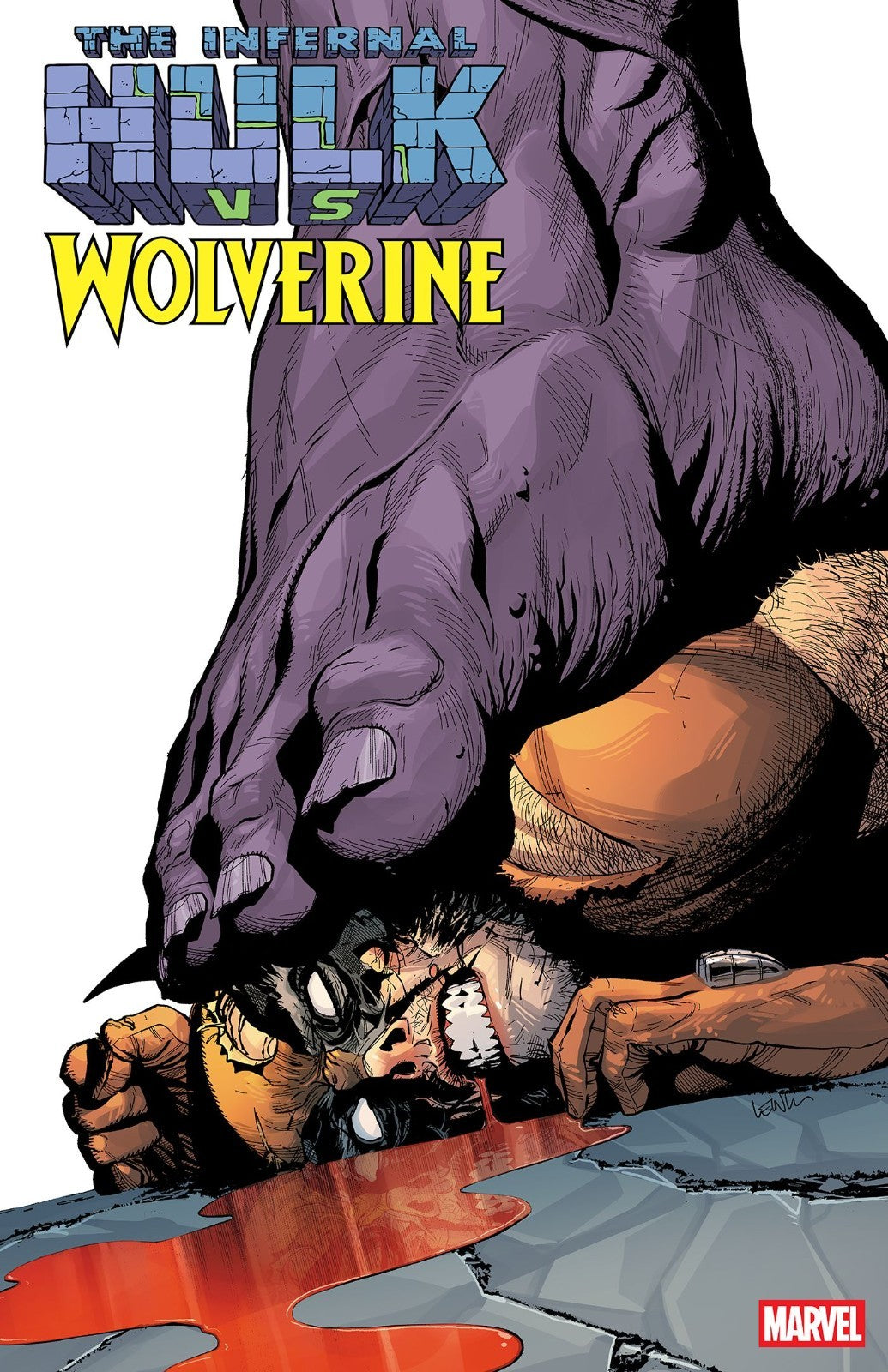 Infernal Hulk Vs Wolverine #1 Cover A B  C D E Variant Set Options Presale 9/23
