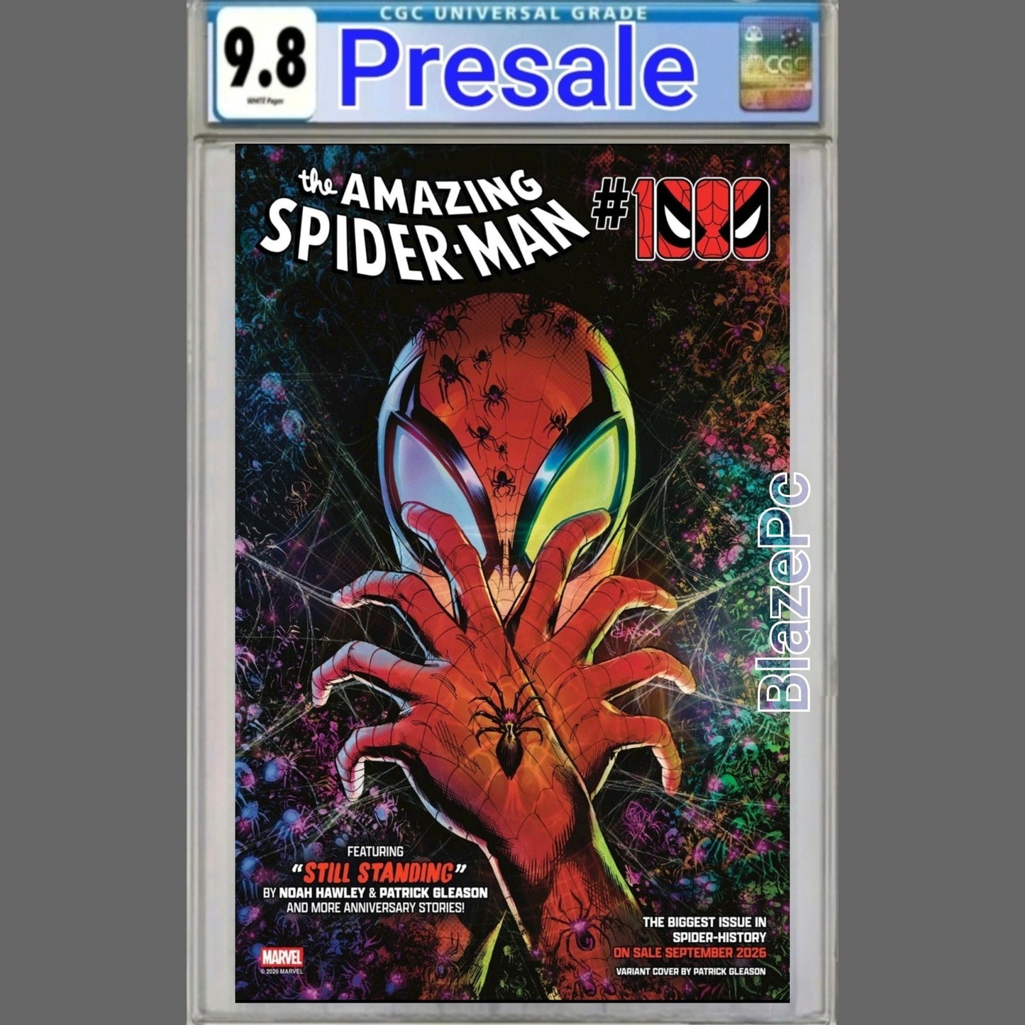 Amazing Spider-Man #1000 CGC 9.8 Patrick Gleason Web Head Variant 2026 PRESALE