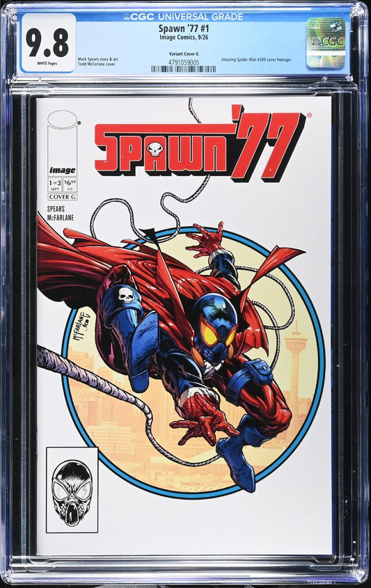 Spawn 77 #1 CGC 9.8 1:50 Todd McFarlane Variant Image Comics 2026