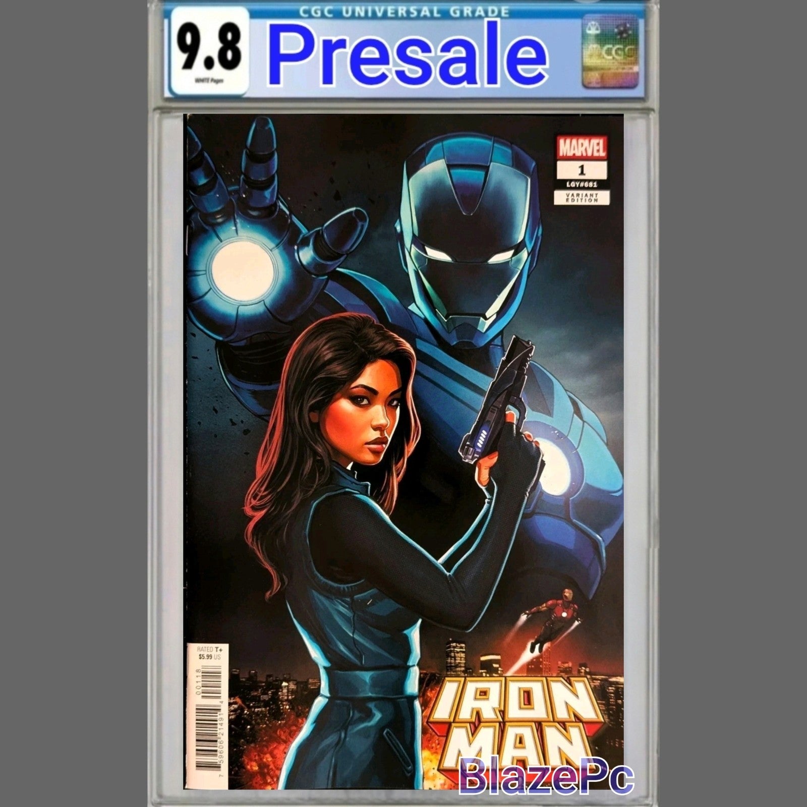 Iron Man #1 CGC 9.8 Ivan Talavera Melinda May Spoiler Variant 2026 PRESALE