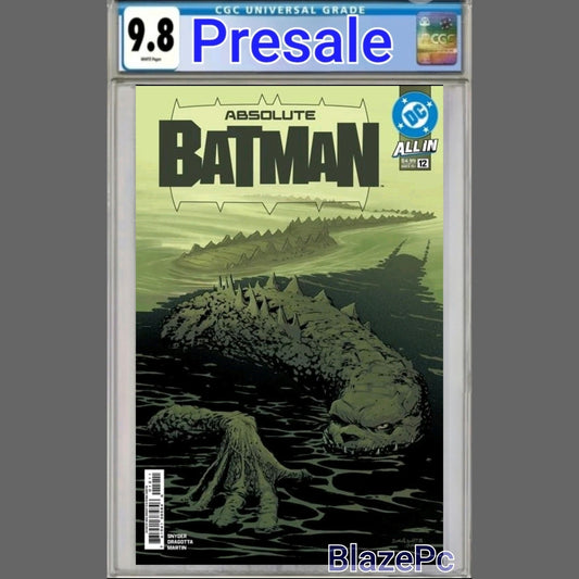 Absolute Batman #12 CGC 9.8 Cover A Dragotta  1st Print Catwoman DC 2025 PRESALE