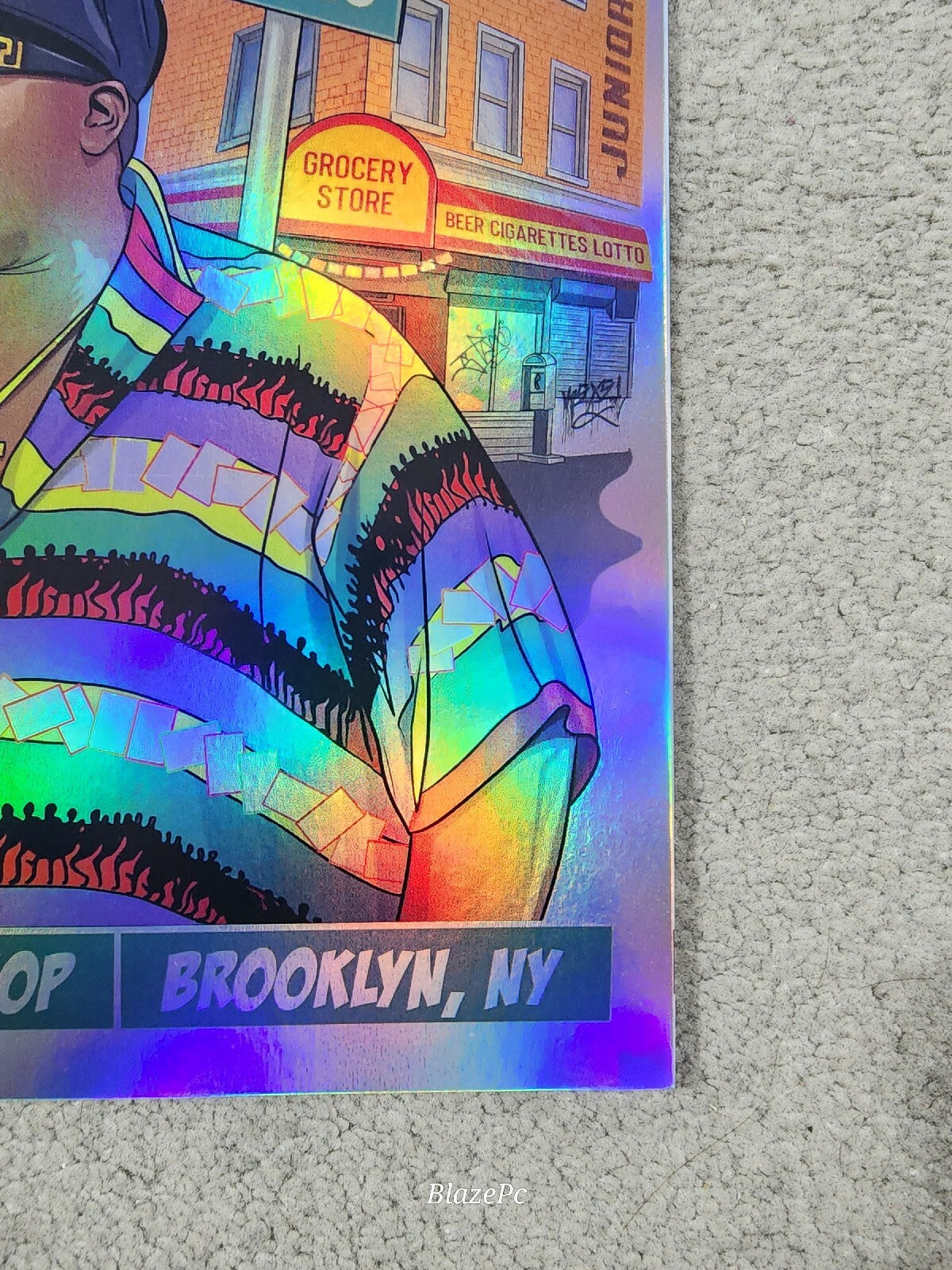 Downtown Hip Hop Biggie Smalls Notorious Chrome Foil Karych Comic Art Book
