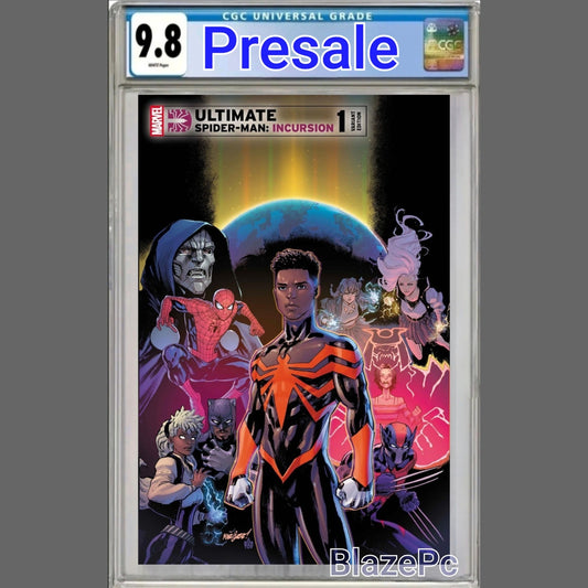Ultimate Spider-Man Incursion #1 CGC 9.8 1:25 David Marquez Variant PRESALE