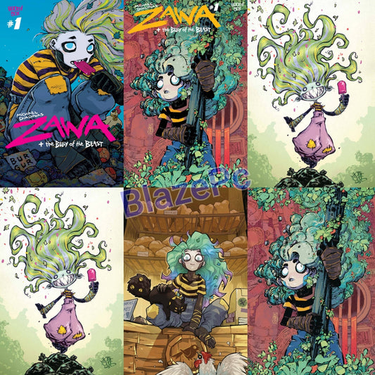 Zawa #1 Cover A B F G LCSD FOIL Variant Set or 1:10 1:25 Options Boom! 2023 NM