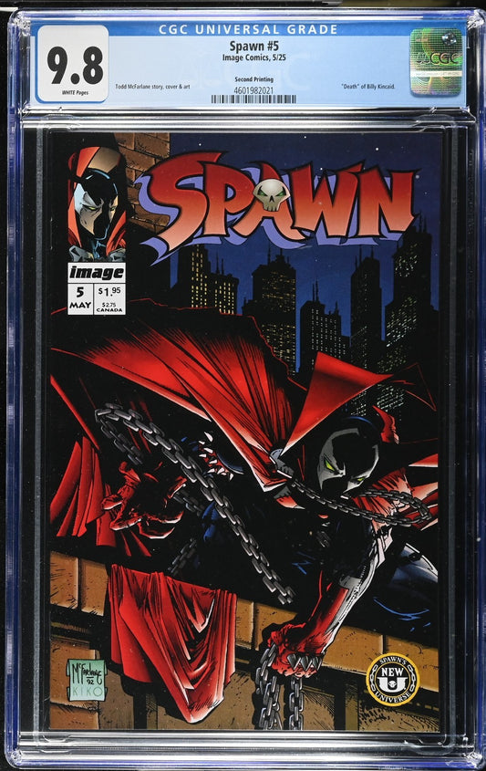 Spawn The Curse of Sherlee Johnson #1 CGC 9.8 Cover E #5 Reprint Variant