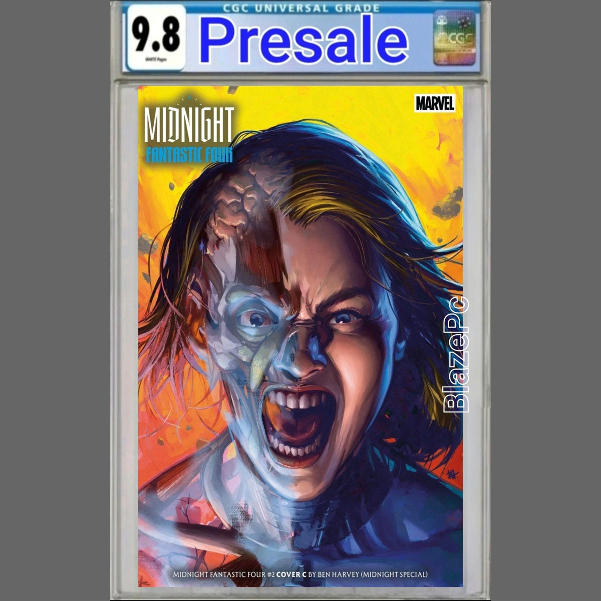 Midnight Fantastic Four #2 CGC 9.8 Ben Harvey Cover C Variant 2026 PRESALE