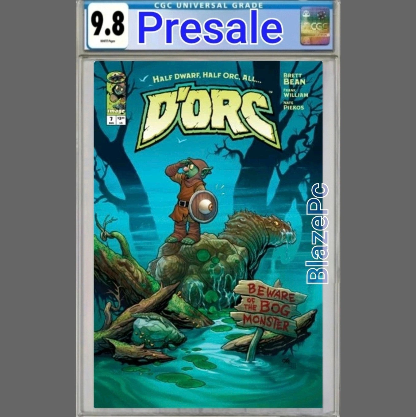 Dorc #7 CGC 9.8 Frank Cho Cover B Variant 1st Print Image PRESALE
