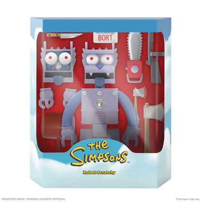 Simpsons Ultimates Wave 1 Set Space Homer Moe Robot Itchy Scratchy Poochie