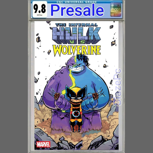 Infernal Hulk Vs Wolverine #1 CGC 9.8 Skottie Young Variant Marvel 2026 PRESALE