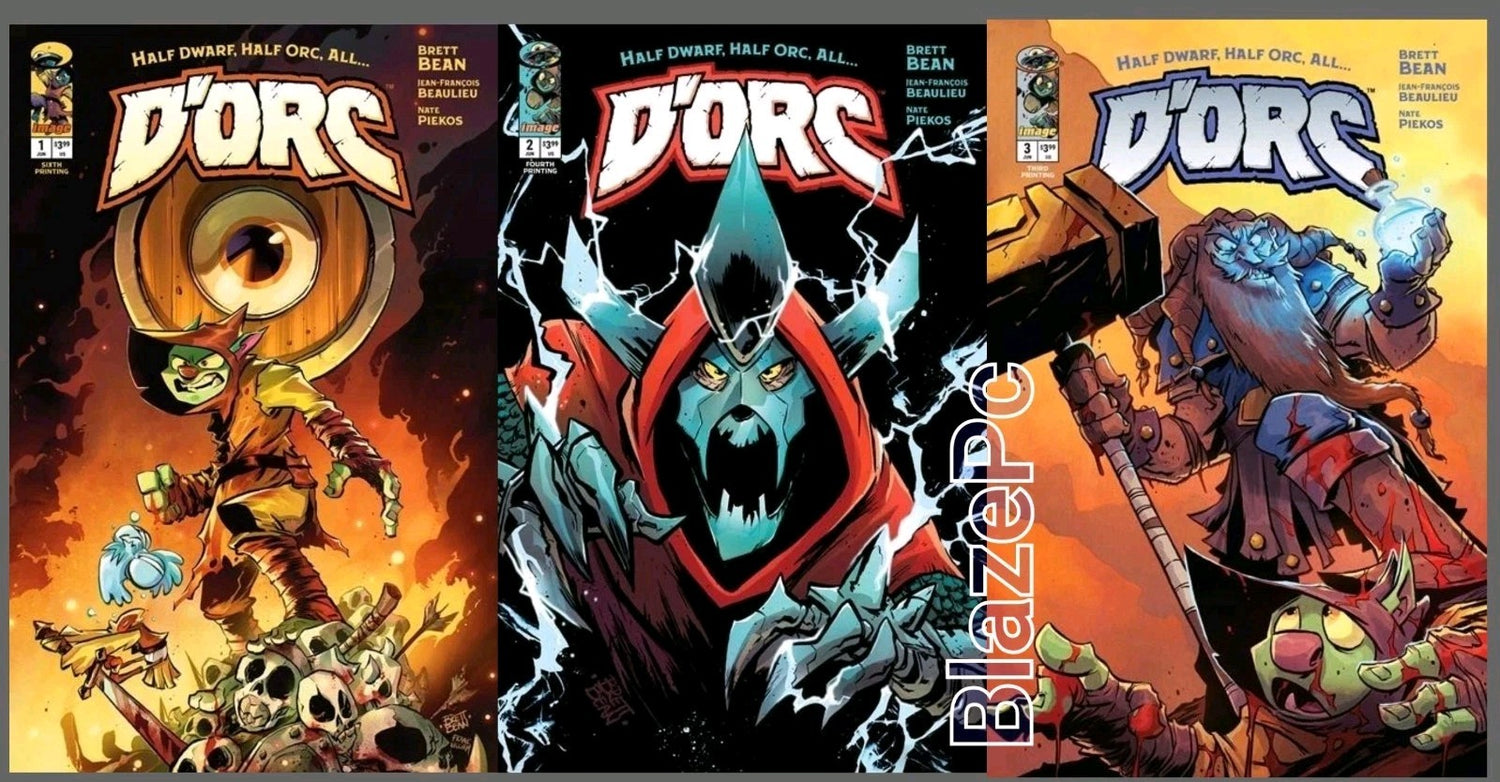 Dorc #1 6th #2 4th #3 3rd Print Variant Set Options Image Comics Presale 6/24