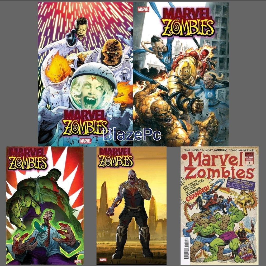 Marvel Zombies Red Band #1 Cover A B C D E Variant Set Options 2025 Presale 9/17