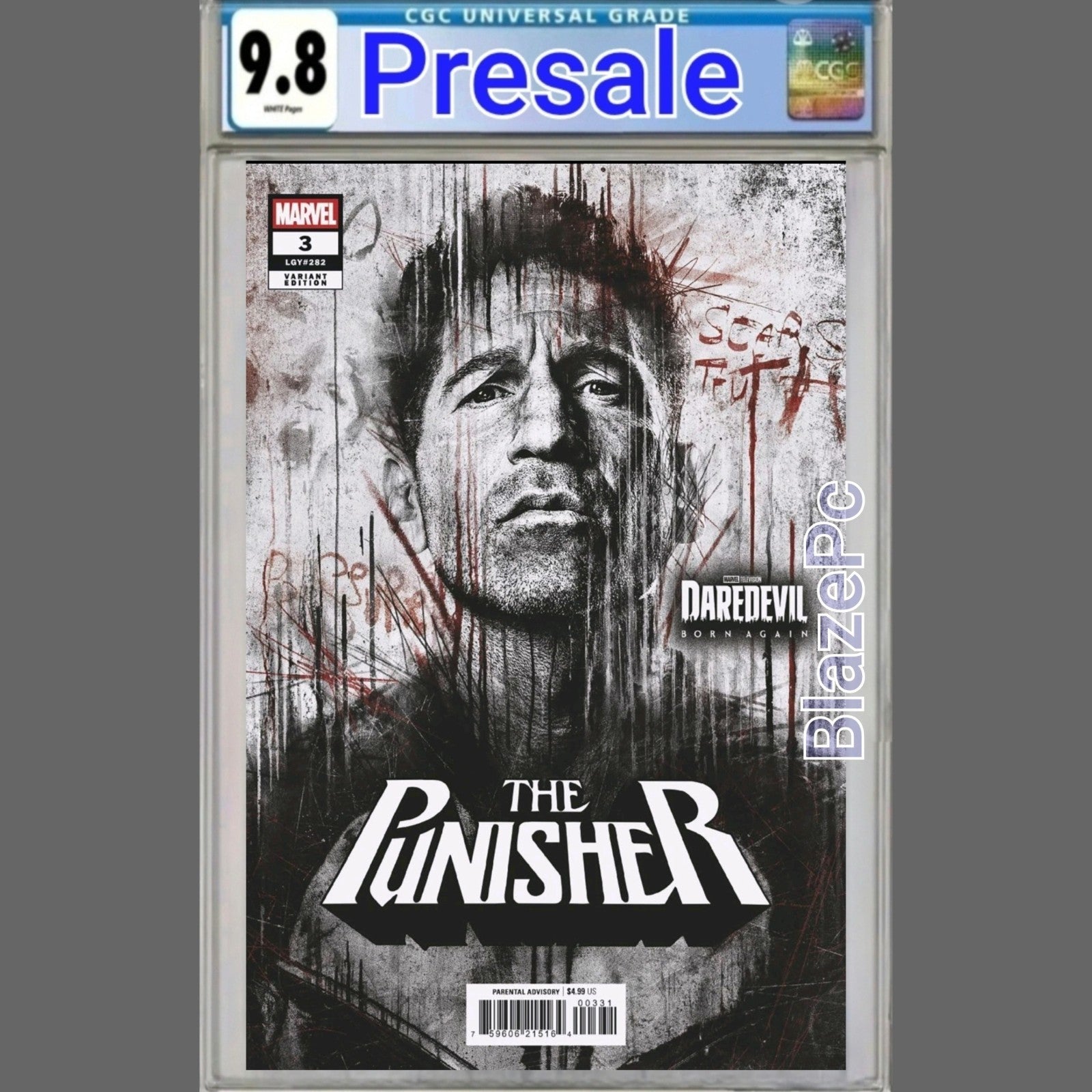 Punisher #3 CGC 9.8 Marvel Television Jon Bernthal Variant 2026 PRESALE