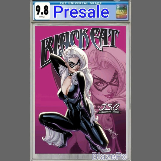 Black Cat #1 CGC 9.8 J Scott Campbell Just Spectacular Variant PRESALE