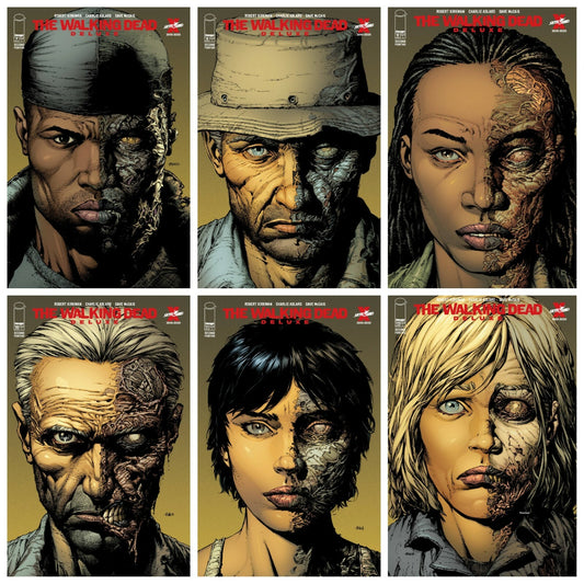 Walking Dead Deluxe 7 8 9 10 11 12 2nd Print Variant Set Options NM