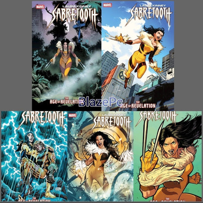 Laura Kinney Sabretooth #1 Cover A B C D E Variant Set 1:25 Options Presale 10/8