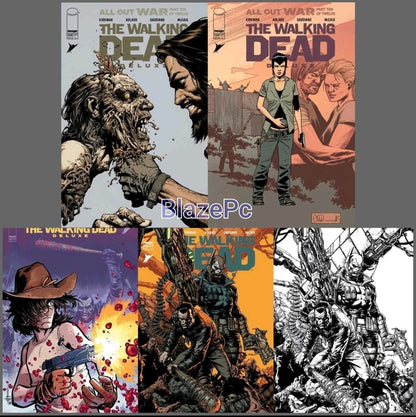 Walking Dead Deluxe #124 Cover A B C D E Variant Set Options 2025 Presale 11/5