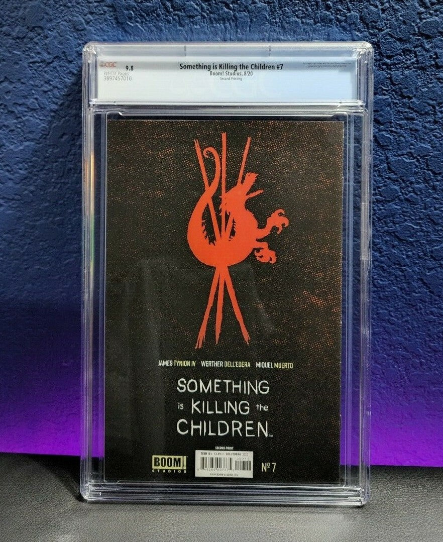 Something is Killing the Children #7 CGC 9.8 2nd Print Variant Boom! Siktc