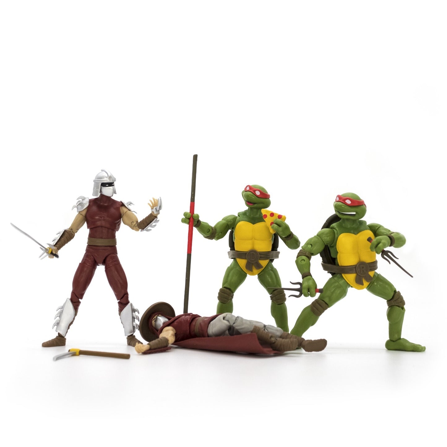 Bst Axn TMNT Classic Comic Px Action Figure 4pc Box Set 2 Ninja Turtles Sealed
