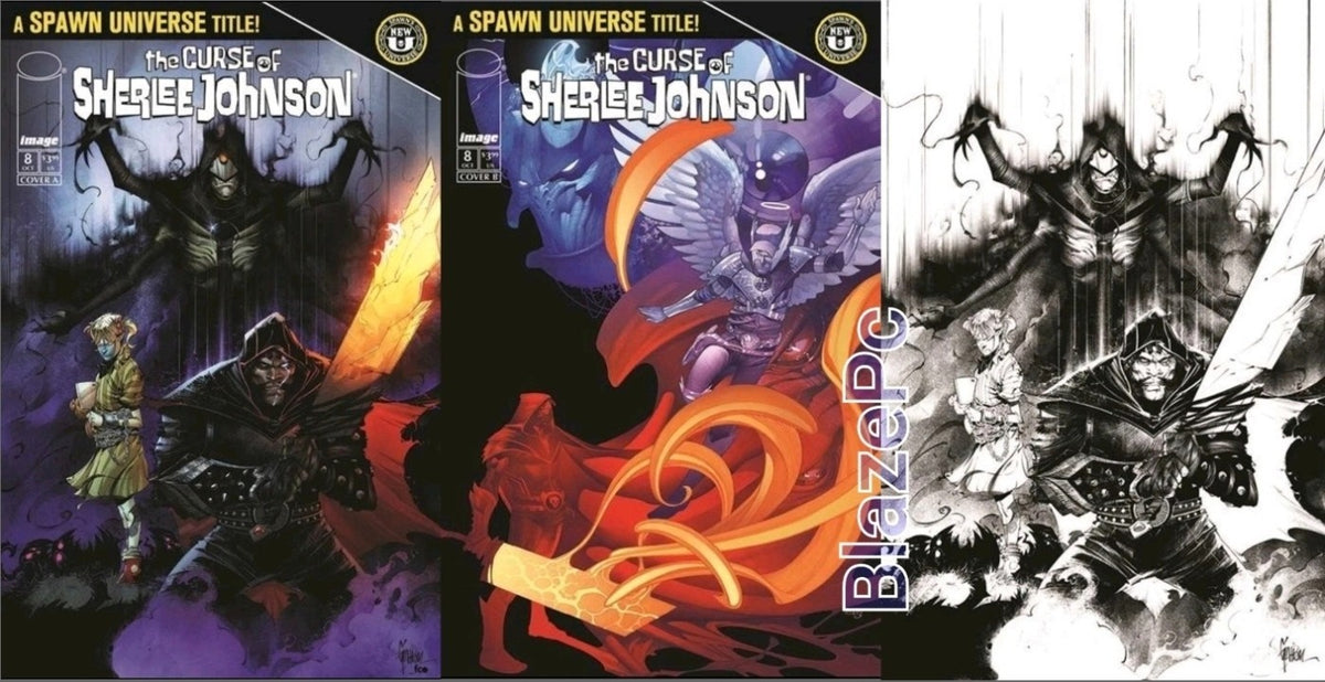 Spawn The Curse Sherlee Johnson #8 A B C Variant Set Options Image Presale 10/14