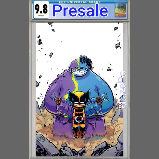 Infernal Hulk Vs Wolverine #1 CGC 9.8 1:50 Skottie Young VIRGIN Variant PRESALE