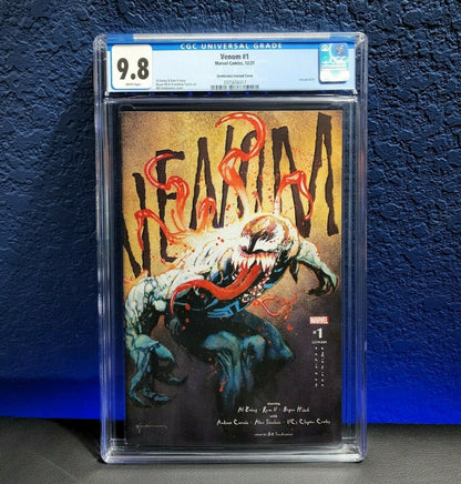 Venom #1 CGC 9.8 1:25 Sienkiewicz Incentive Variant Ewing Ram V Marvel 2021