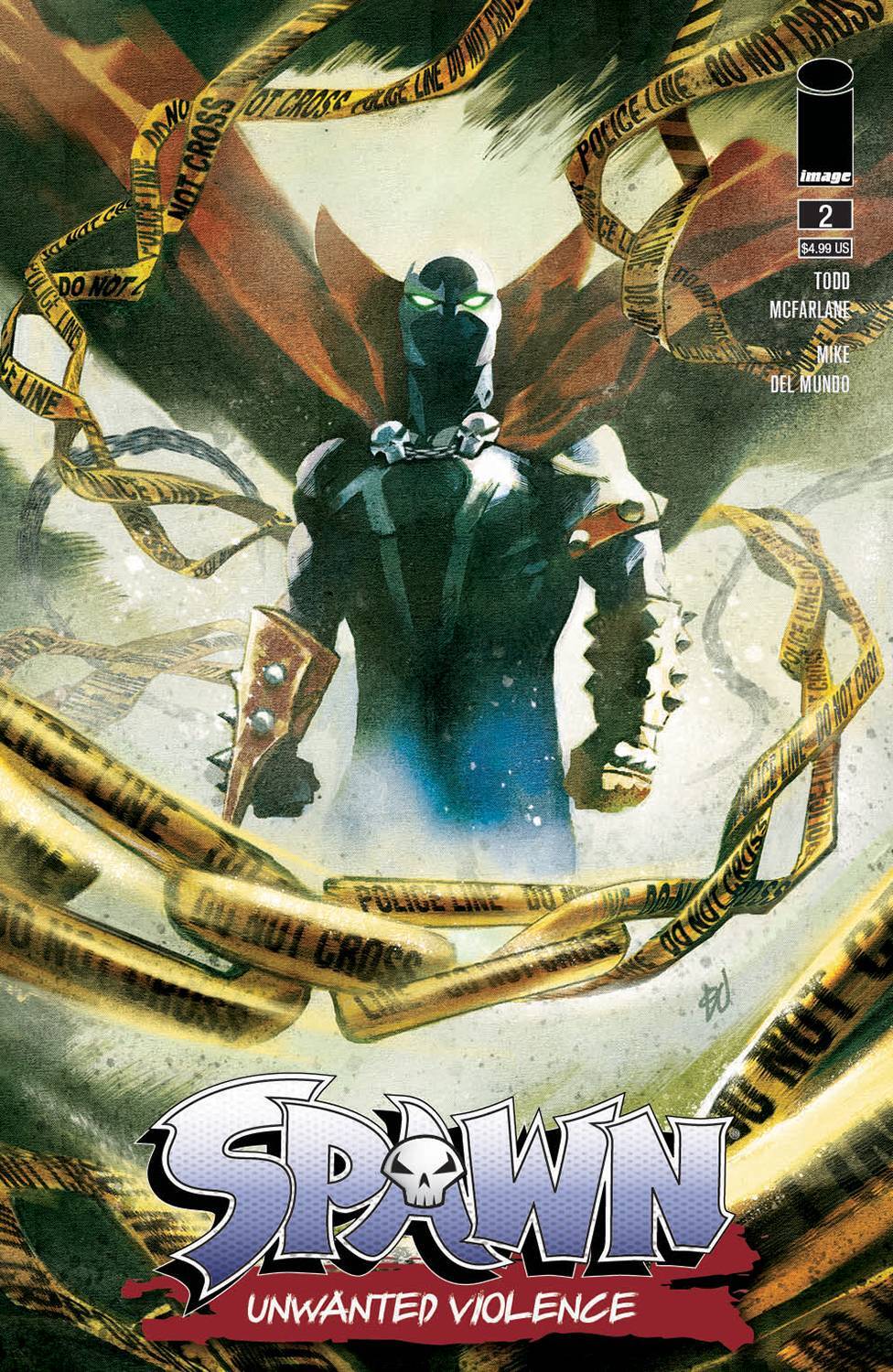 Spawn Unwanted Violence #2 Cover A B Variant Set Options Image 2023 NM