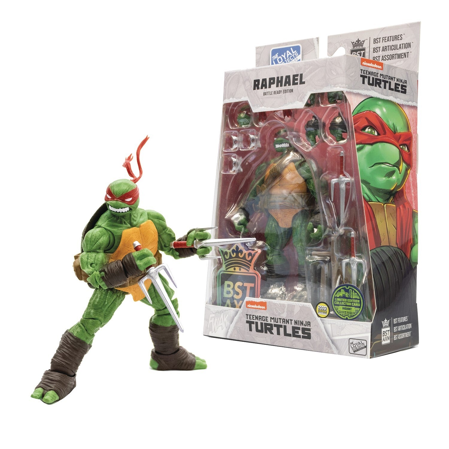 SDCC 2023 Loyal Subjects Battle Ready Tmnt 4 Pack Set BST AXN Ninja Turtles New