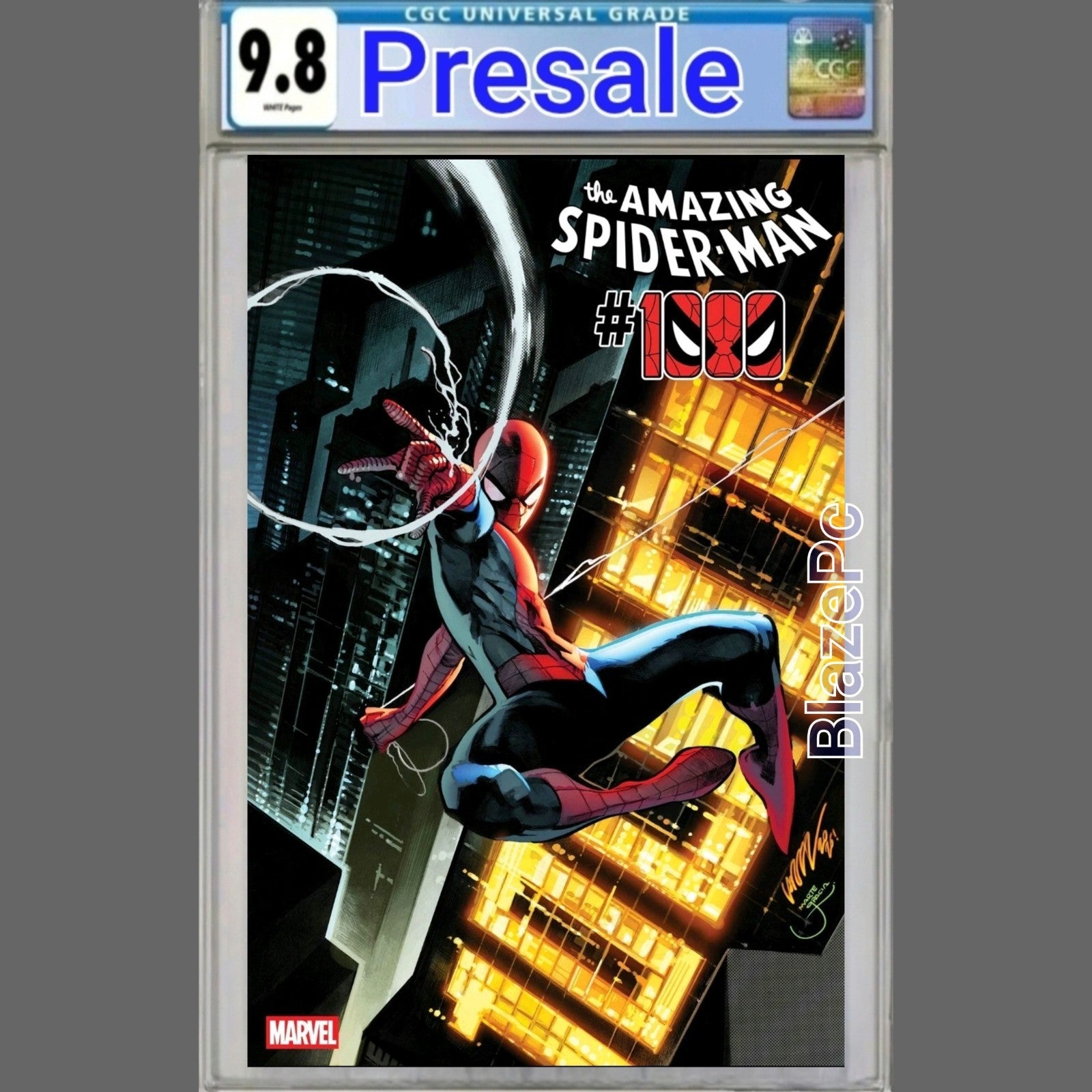 Amazing Spider-Man #1000 CGC 9.8 Pepe Larraz Cover A 1st Print 2026 PRESALE