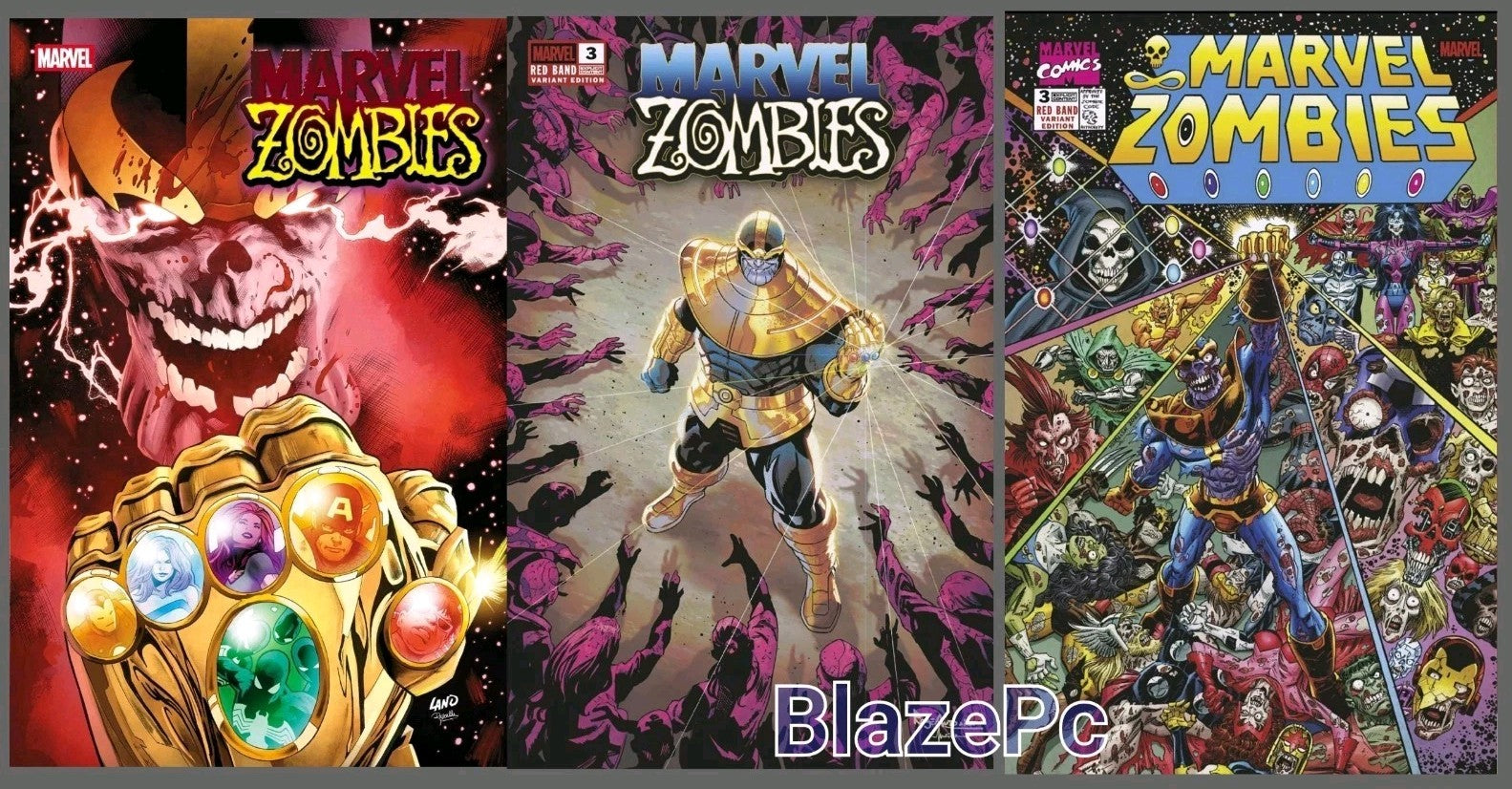 Marvel Zombies Red Band #3 Cover A B C Variant Set Options 2025 Presale 11/26