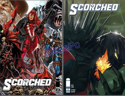 The Scorched #17 Cover A B Variant Set Options Spawn Image 2023 NM