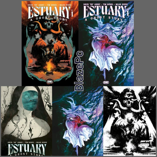 Estuary A Ghost Story #1 Cover A B C Variant Set 1:10 20 Options Oni Presale 4/8