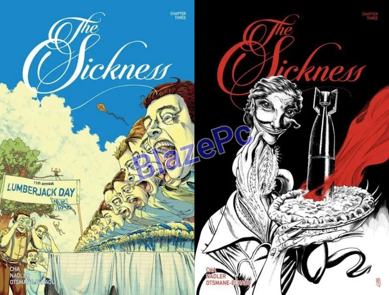 The Sickness #3 Cover A B Variant Set Options Uncivilized Books NM