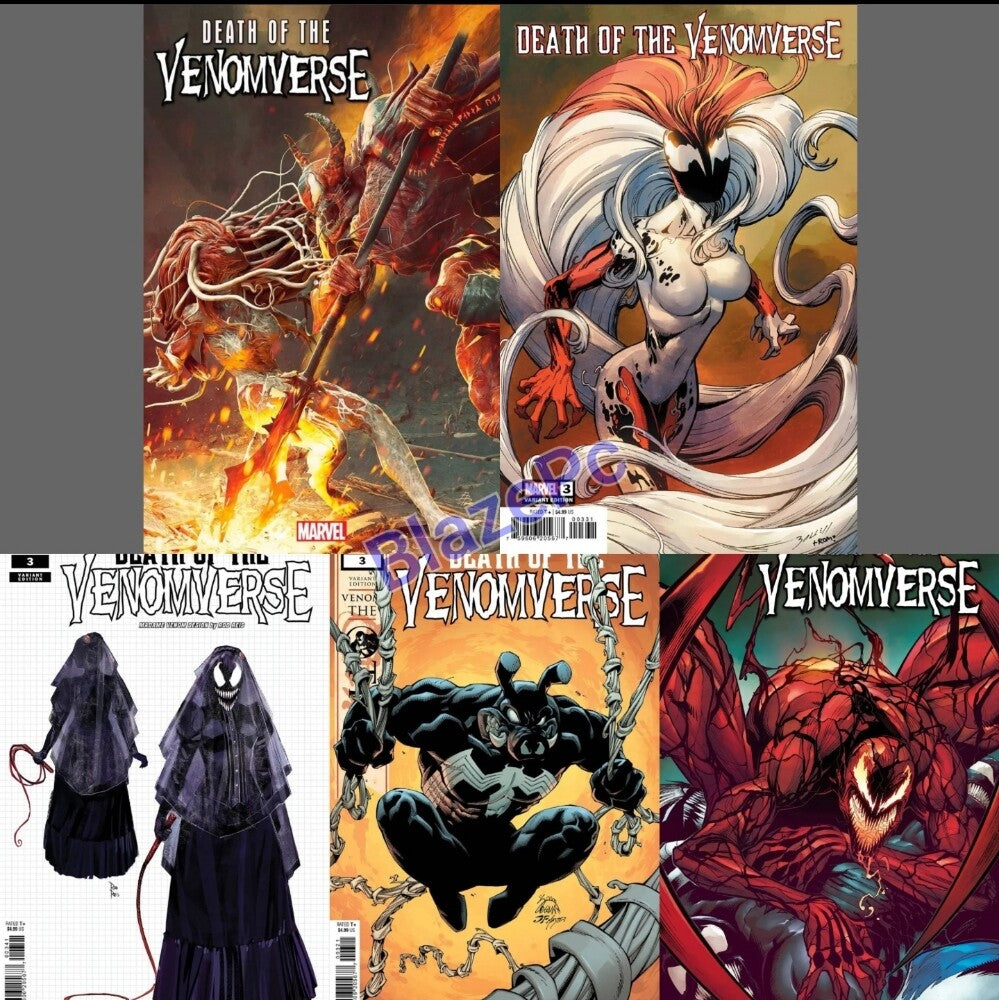 Death of the Venomverse #3 Cover A B C D E Variant Set or 1:10 1:50 Options NM