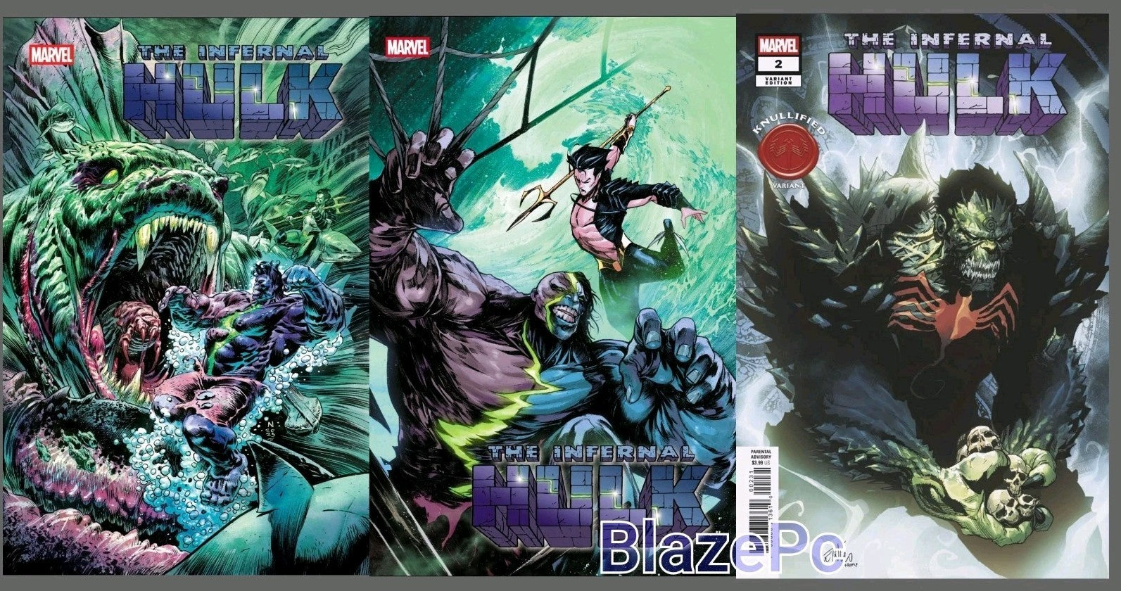 Infernal Hulk #2 Cover A B C Variant Set or 1:25 Options 2025 Presale 12/10