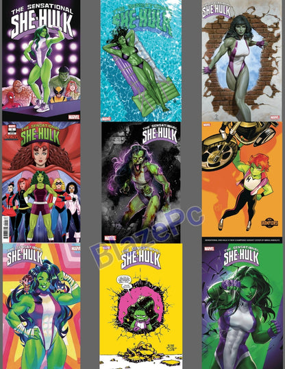 Sensational She-Hulk #1 A B C D E F G H I Foil Variant Set or 1:50 1:100 Options