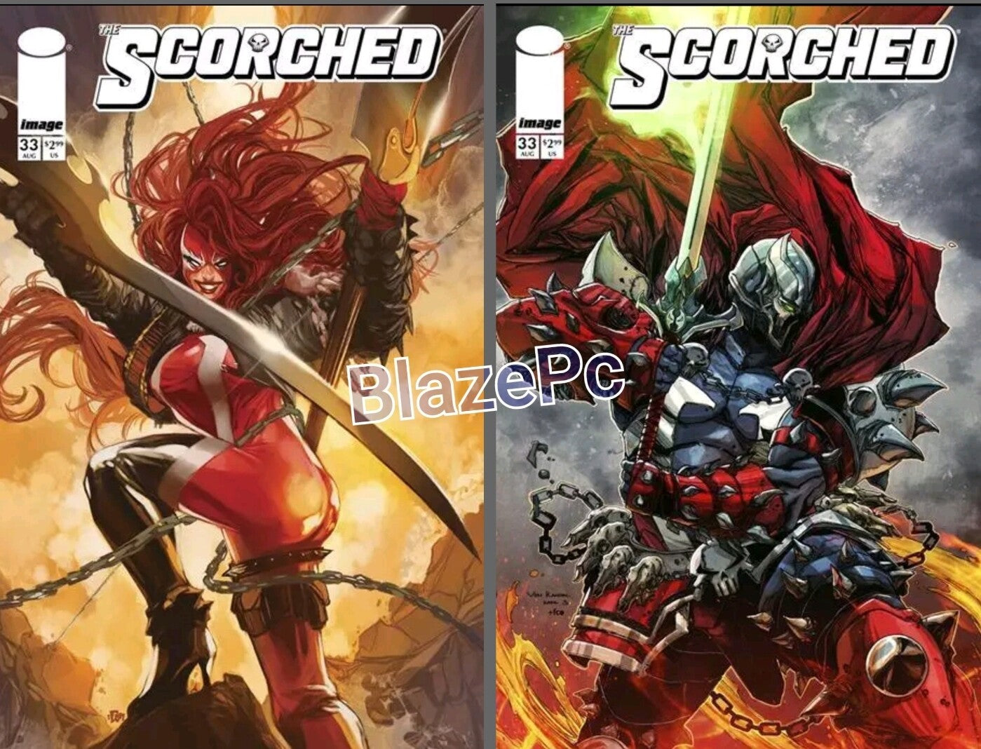 The Scorched #33 Cover A B Variant Set Options Spawn Image 2024 NM