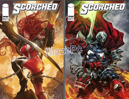 The Scorched #33 Cover A B Variant Set Options Spawn Image 2024 NM