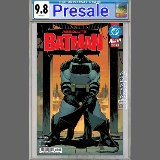 Absolute Batman #1 CGC 9.8 10th Print Cover A Dragotta Variant DC PRESALE